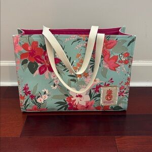 Spartina Market Tote Alljoy Landing Sea Foam